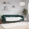 vidaXL Lit de repos sans matelas vert foncé 80x200 cm velours
