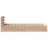 vidaXL Cadre de lit sans matelas 90x190 cm bois de pin massif