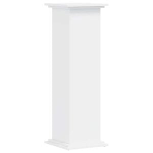 vidaXL Support pour plantes blanc 33x33x100 cm bois d'ing&eacute;nierie
