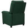 vidaXL Fauteuil inclinable Vert fonc&eacute; Tissu