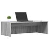 vidaXL Bureau mural Gris Sonoma 100 x 45 x 30 cm Bois d'ing&eacute;nierie