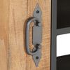 vidaXL Meuble TV 110x30x49 cm Bois de récupération massif