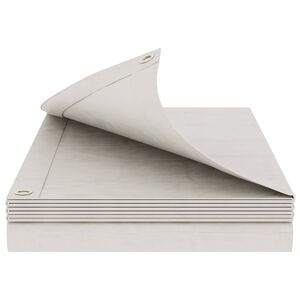 vidaXL B&acirc;che avec &oelig;illets Blanc 3 x 5 m 180 gsm PE