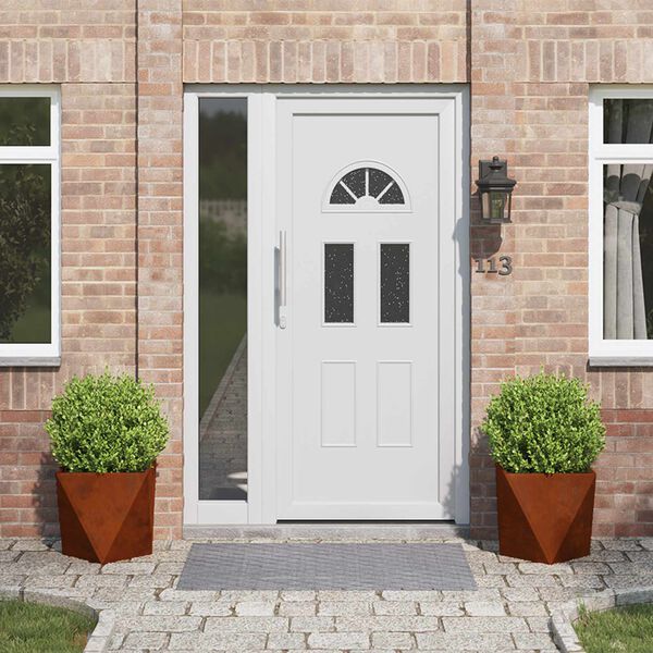 vidaXL Jardini&egrave;re 2 pcs Rouill&eacute; 40 x 40 x 40 cm