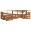 vidaXL Ensemble de canap&eacute;s d'ext&eacute;rieur 6 pc Naturel Polyester
