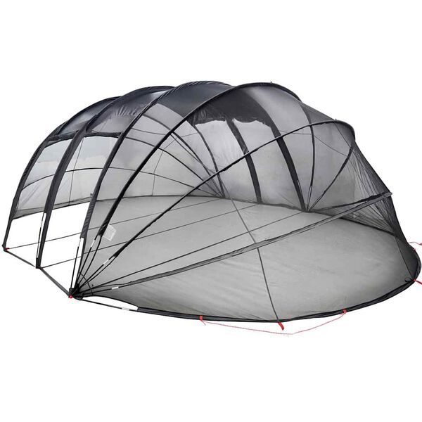 vidaXL Dôme de tente de piscine Transparent 640 x 432 x 205 cm