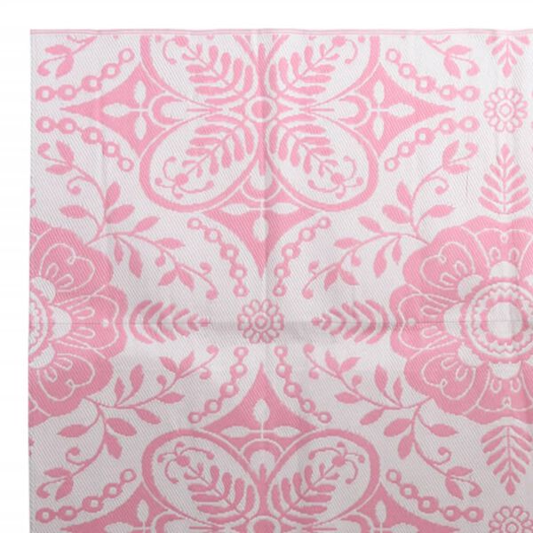 vidaXL Tapis d'extérieur ARAKIL rose 190x290 cm PP
