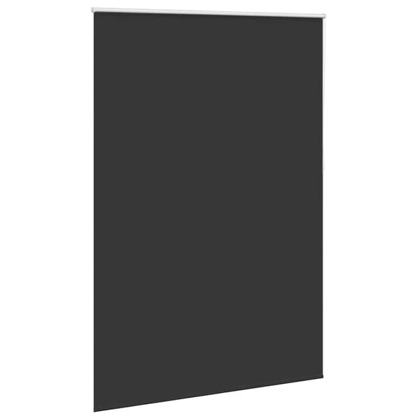 vidaXL Store enrouleur occultant 144,4 x 230 cm, largeur du tissu 140 cm, noir