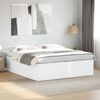 vidaXL Cadre de lit sans matelas blanc 180x200 cm