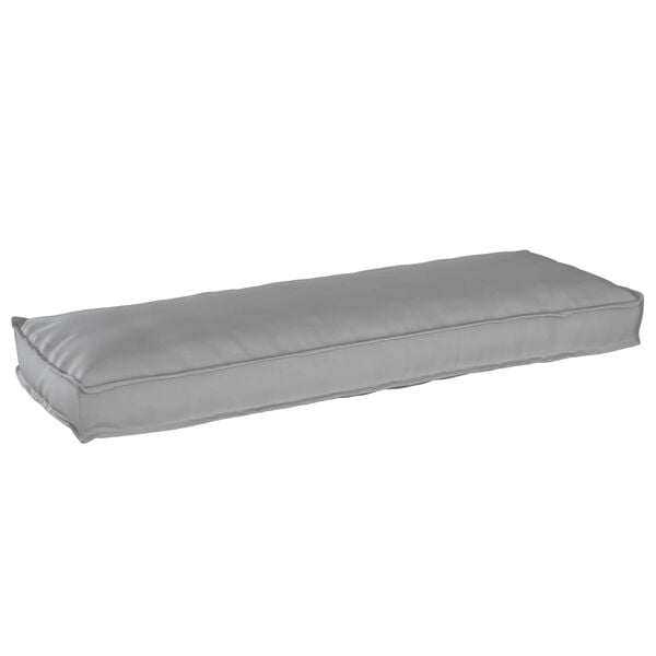 vidaXL Set de coussins de palette 2 pcs Gris 120 x 40 x 8 cm