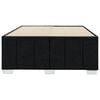 vidaXL Cadre de lit sans matelas noir 120x200 cm tissu