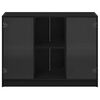 vidaXL Buffet Ch&ecirc;ne noir 100 x 37 x 75.5 cm