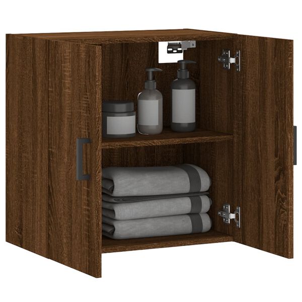 vidaXL Armoire murale chêne marron 60x31x60 cm bois d'ingénierie