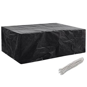 vidaXL Housse de salon de jardin 8 &oelig;illets 242x162x100 cm