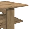 vidaXL Table basse chêne artisanal 102x55x42 cm bois d'ingénierie