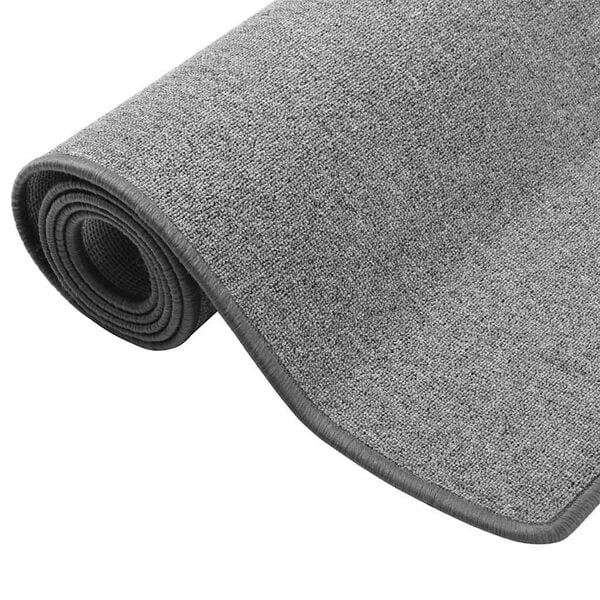 vidaXL Tapis de couloir Gris fonc&eacute; 50x250 cm