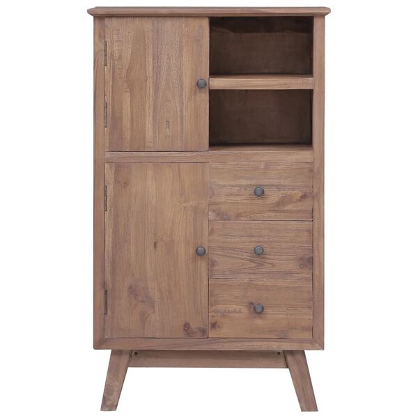 vidaXL Buffet 60x30x100 cm Bois de teck solide