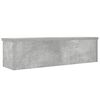 VidaXL &Eacute;tag&egrave;res de cuisine empilables 2 pcs gris b&eacute;ton 60x15x16 cm