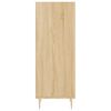vidaXL Buffet ch&ecirc;ne sonoma 34,5x32,5x90 cm bois d'ing&eacute;nierie