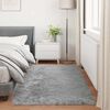 vidaXL Tapis en fausse Tafalla Gris 100 x 200 cm Polyester