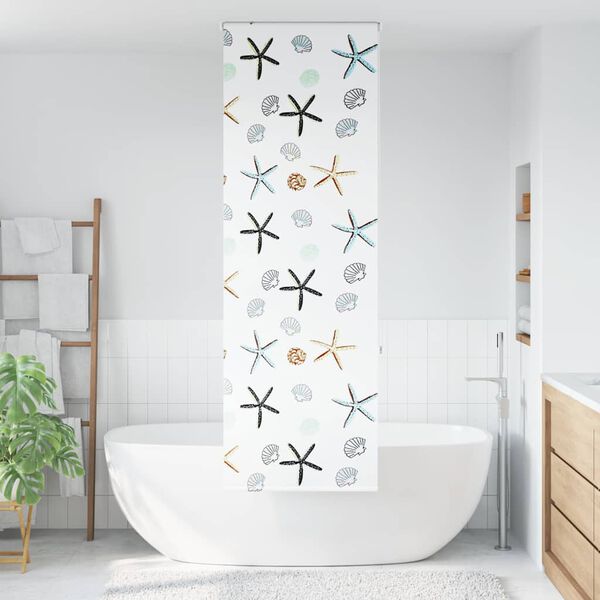 vidaXL Store enrouleur de douche 80x240 cm largeur du tissu 76 cm