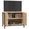 vidaXL Meuble TV avec portes Chêne Sonoma 60x35x45 cm Bois d'ingénierie