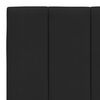 vidaXL Cadre de lit sans matelas Hanko noir 200x200 cm velours