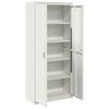 vidaXL Armoire de rangement Blanc 90 x 40 x 200 cm Acier
