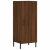 vidaXL Buffet Chêne marron 34,5x34x90 cm Bois d'ingénierie