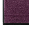 vidaXL Tapis de porte Bordeaux 60 x 40 x 1.2 cm Tissu en teddy