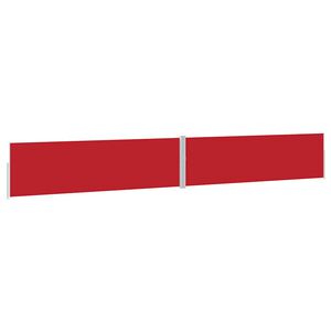 vidaXL Auvent lat&eacute;ral r&eacute;tractable de patio 170x1200 cm Rouge