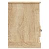 vidaXL Meuble TV ch&ecirc;ne sonoma 80x35x50 cm bois d'ing&eacute;nierie