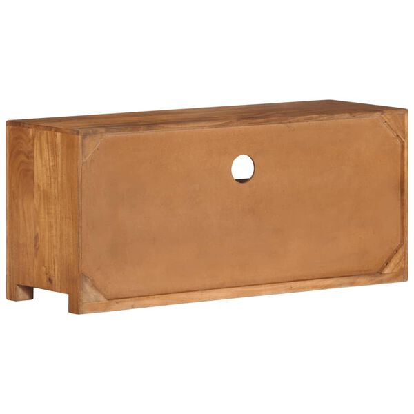 vidaXL Meuble TV 90x30x40 cm Bois d'acacia solide