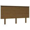 vidaXL T&ecirc;te de lit Marron miel 139x6x82,5 cm Bois massif de pin