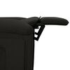 vidaXL Fauteuil électrique de massage Noir Tissu