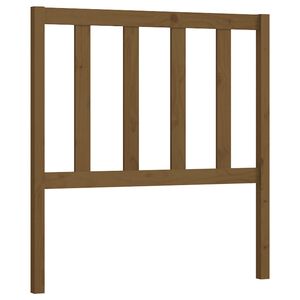 vidaXL T&ecirc;te de lit Marron miel 81x4x100 cm Bois massif de pin