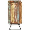 vidaXL Armoire &agrave; tiroir multicolore 70x35x70 cm bois de r&eacute;cup&eacute;ration
