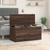 vidaXL Bo&icirc;te de rangement ch&ecirc;ne marron 100x42x46 cm bois d'ing&eacute;nierie