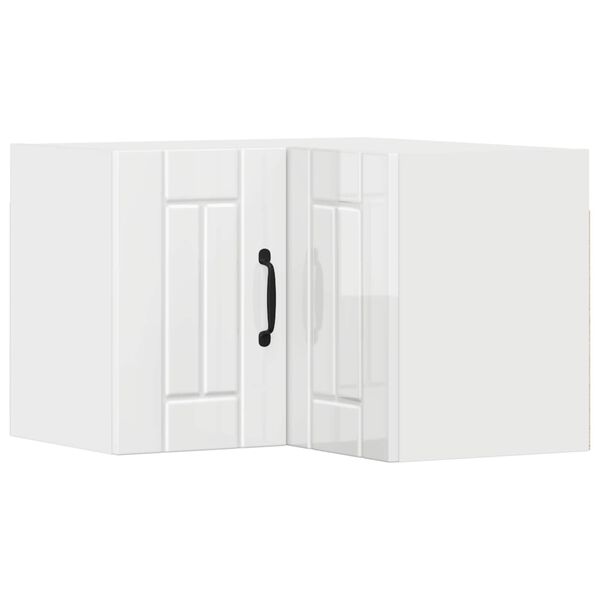 vidaXL Armoire de cuisine Blanc brillant 57 x 57 x 40 cm