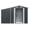vidaXL Abri de jardin anthracite 277x93x179 cm acier galvanisé