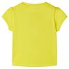 T-shirt pour enfants jaune 92