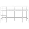 vidaXL Lit mezzanine pour enfants Blanc 79,5 x 200 cm Acier