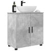 vidaXL Cabinet de salle de bain avec porte Gris b&eacute;ton 61 x 35 x 64 cm