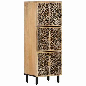 vidaXL Armoire lat&eacute;rale 40x33x110 cm bois massif de manguier