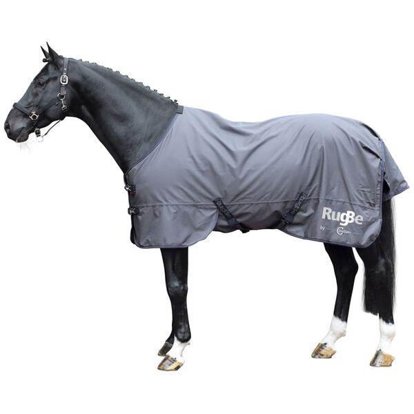 Covalliero Couverture d'extérieur pour chevaux RugBe Zero 135 cm Gris