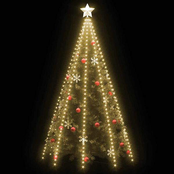 vidaXL Guirlande lumineuse filet d'arbre de No&euml;l 400 LED 400 cm