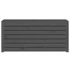 vidaXL Boîte de jardin gris 101x50,5x46,5 cm bois massif de pin