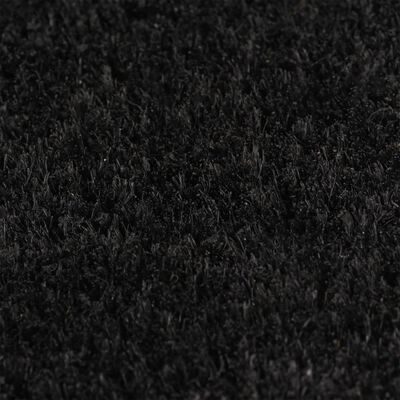 vidaXL Tapis de porte noir 100x300 cm fibre de coco touffeté
