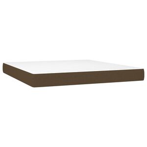 vidaXL Matelas de lit &agrave; ressorts ensach&eacute;s fermet&eacute; moyenne Marron fonc&eacute; 160x200x20 cm