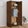 vidaXL Garde-robe Chêne marron 90x52x200 cm Bois d'ingénierie